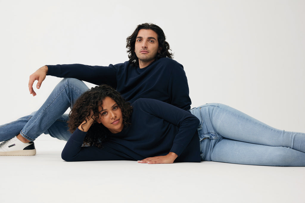 IQONIQ Etosha lättvikt sweatshirt i återvunnen bomull - Professional Colors