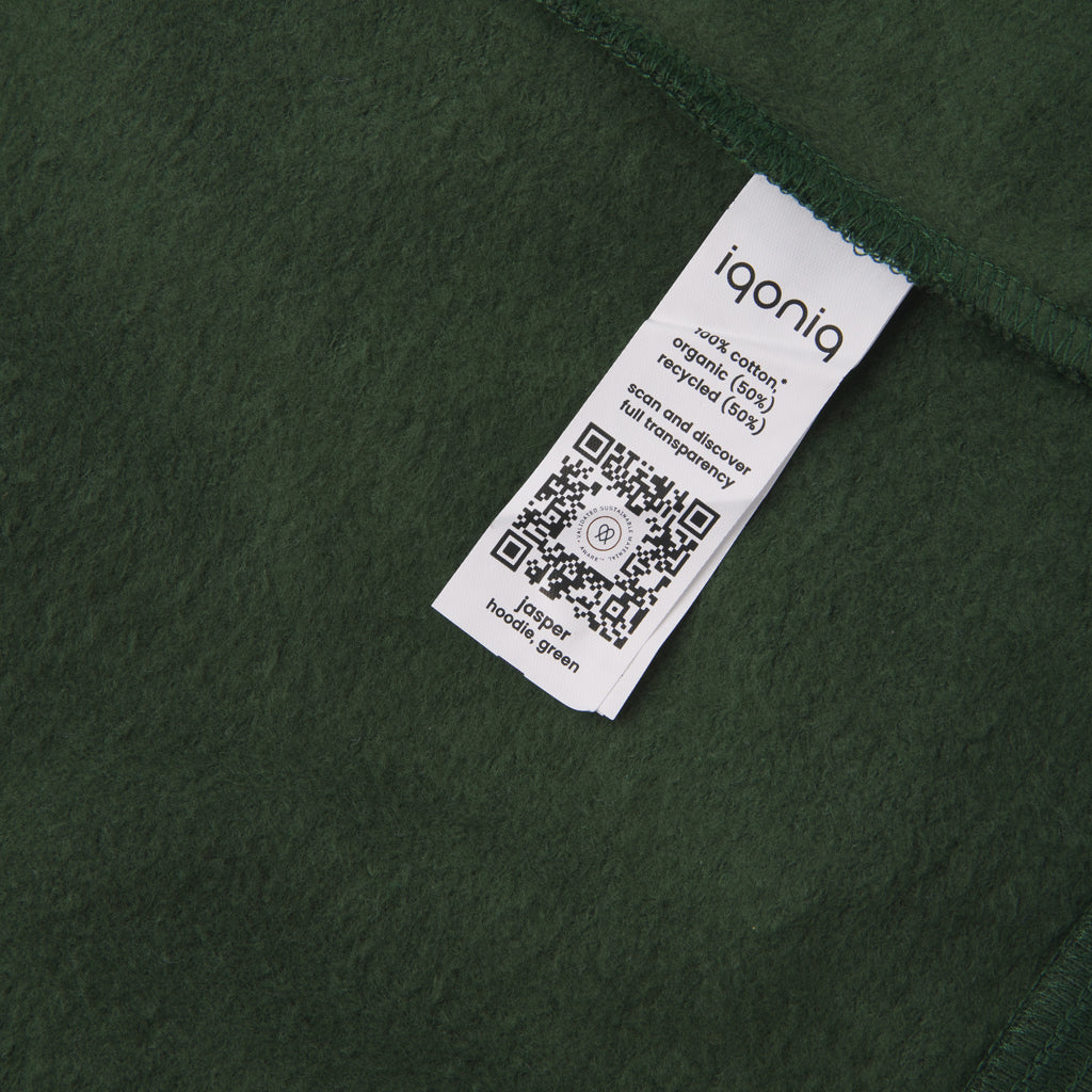 IQONIQ Jasper hoodie i återvunnen bomull - Vibrant Colors