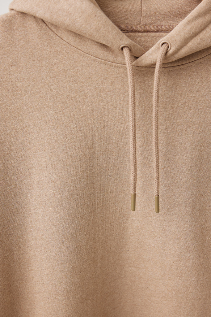 IQONIQ Torres hoodie i återvunnen ofärgad bomull
