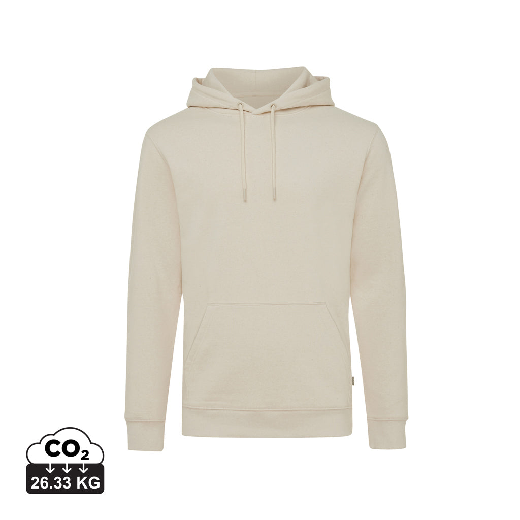 IQONIQ Torres hoodie i återvunnen ofärgad bomull