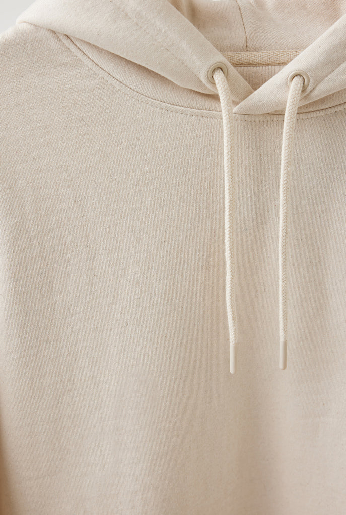 IQONIQ Torres hoodie i återvunnen ofärgad bomull
