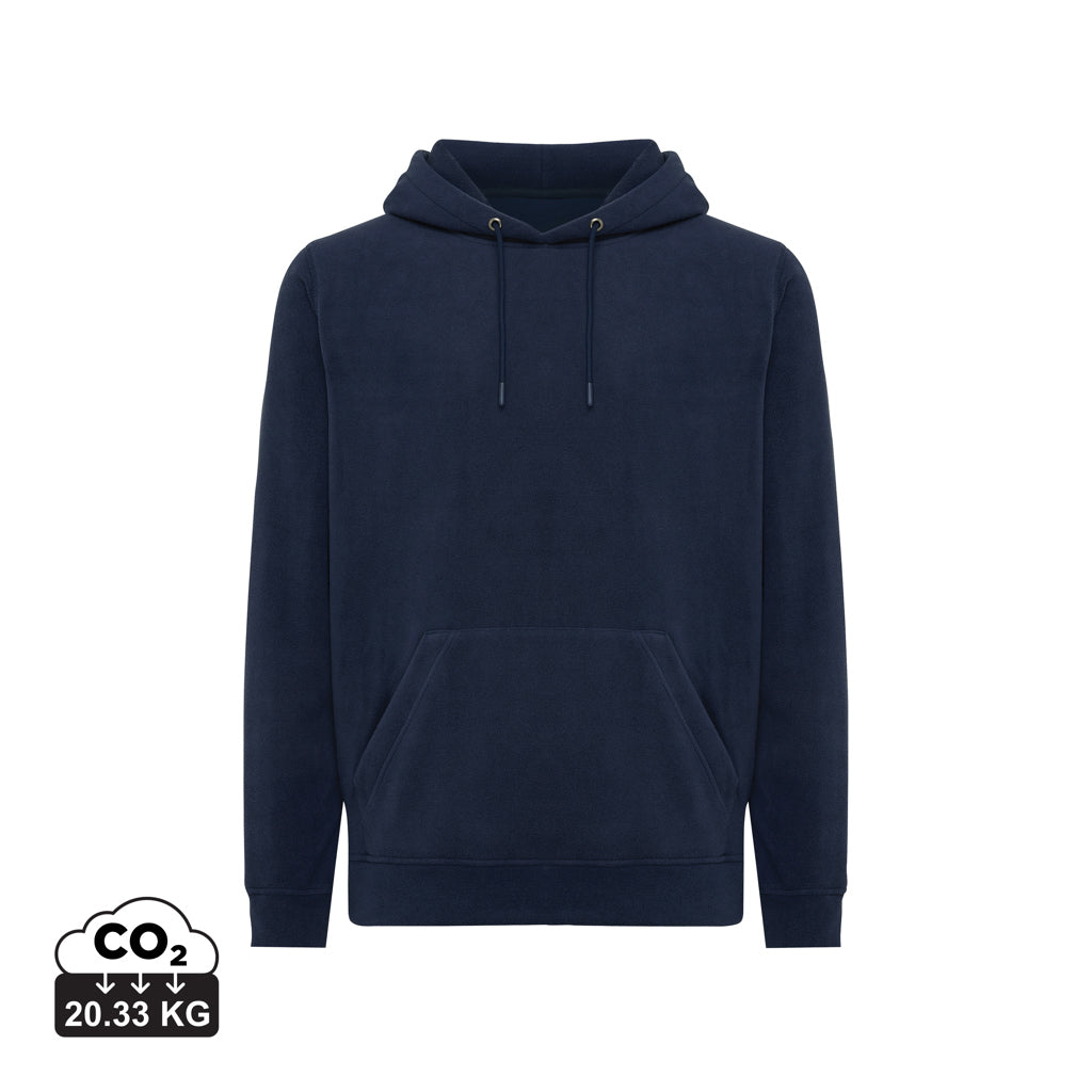 IQONIQ Trivor microfleece hoodie i återvunnen polyester