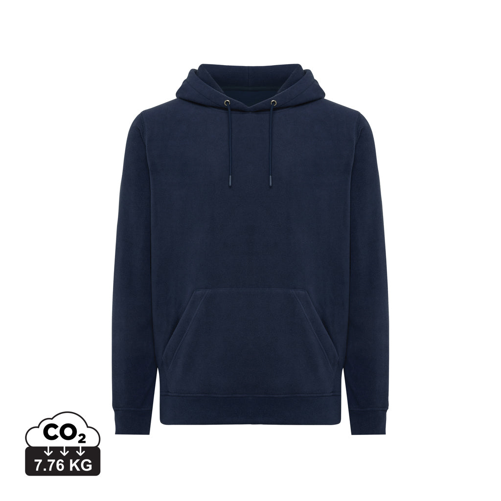 IQONIQ Trivor microfleece hoodie i återvunnen polyester