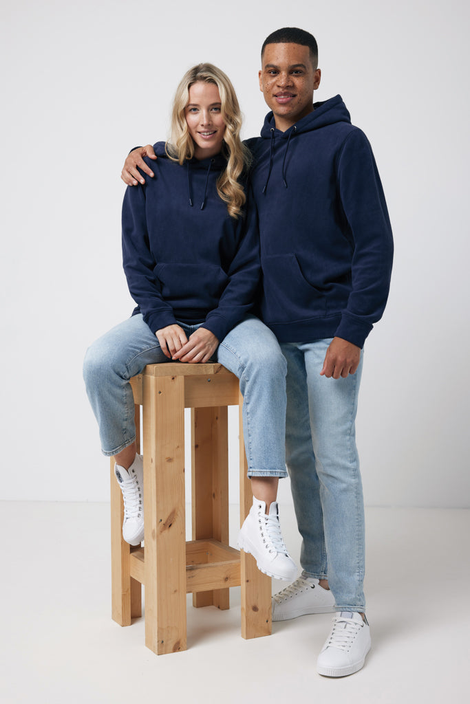 IQONIQ Trivor microfleece hoodie i återvunnen polyester