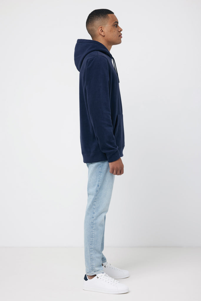 IQONIQ Trivor microfleece hoodie i återvunnen polyester