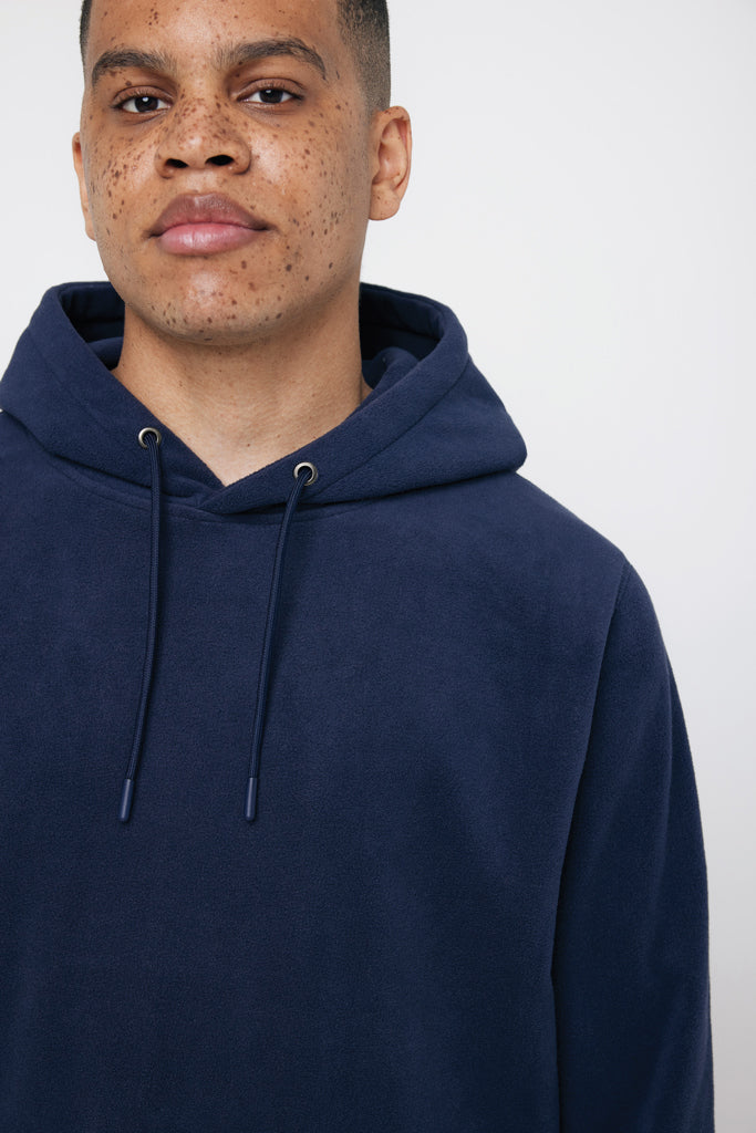 IQONIQ Trivor microfleece hoodie i återvunnen polyester
