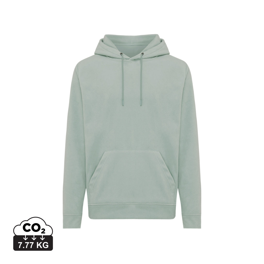 IQONIQ Trivor microfleece hoodie i återvunnen polyester