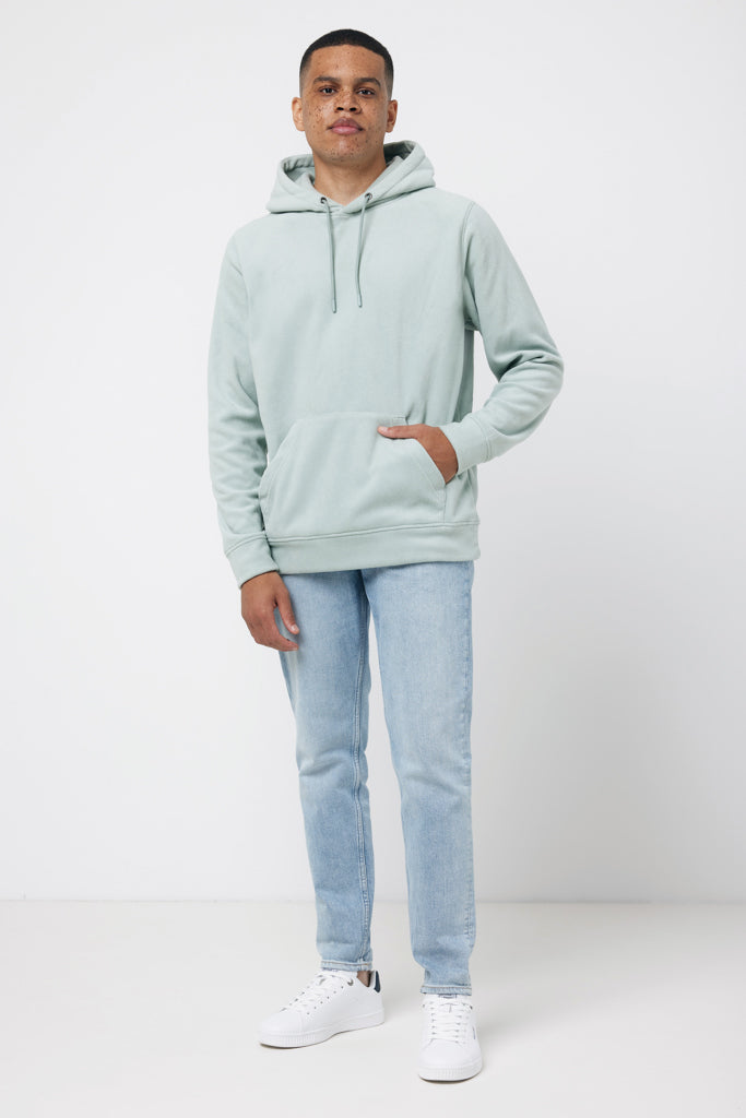IQONIQ Trivor microfleece hoodie i återvunnen polyester