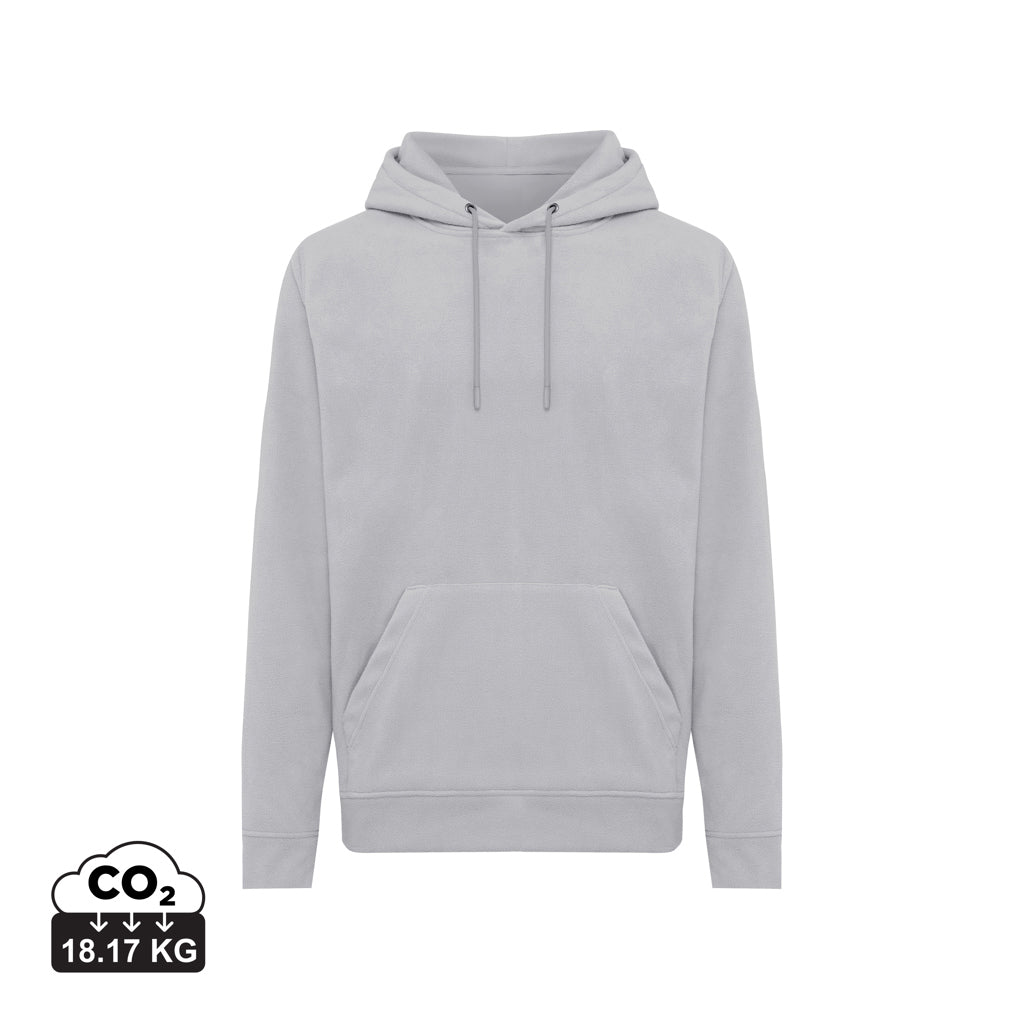 IQONIQ Trivor microfleece hoodie i återvunnen polyester