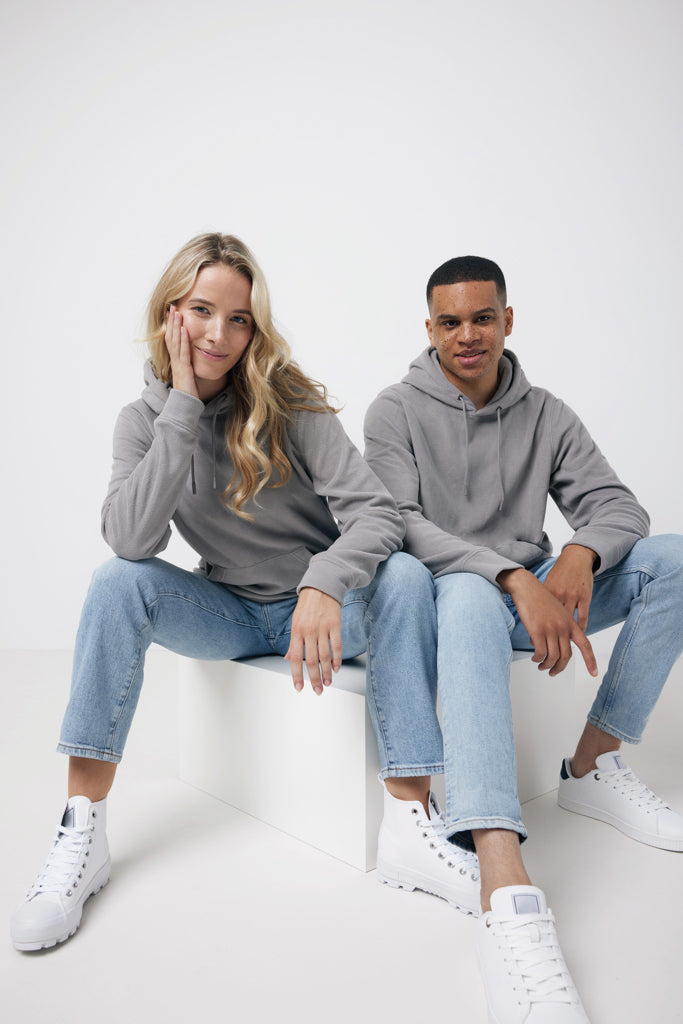 IQONIQ Trivor microfleece hoodie i återvunnen polyester