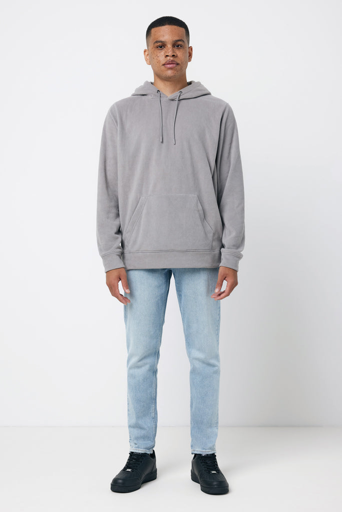 IQONIQ Trivor microfleece hoodie i återvunnen polyester