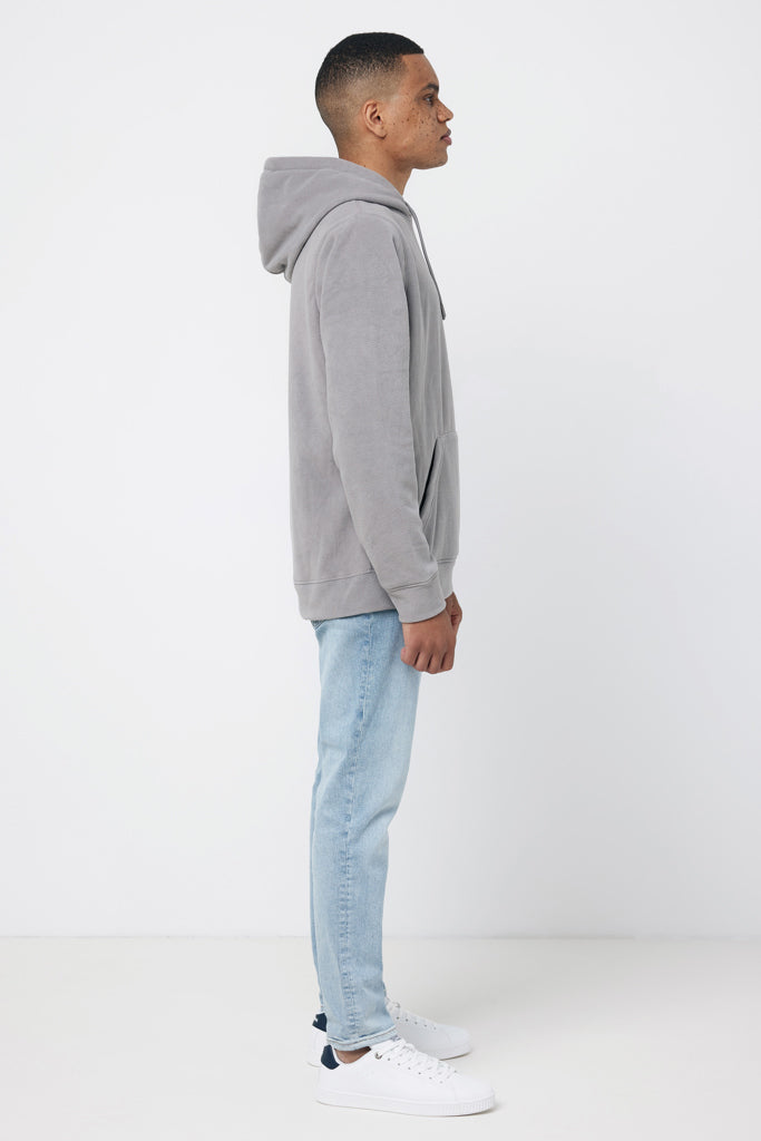 IQONIQ Trivor microfleece hoodie i återvunnen polyester