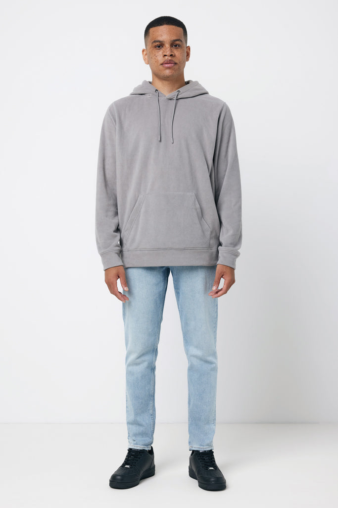 IQONIQ Trivor microfleece hoodie i återvunnen polyester