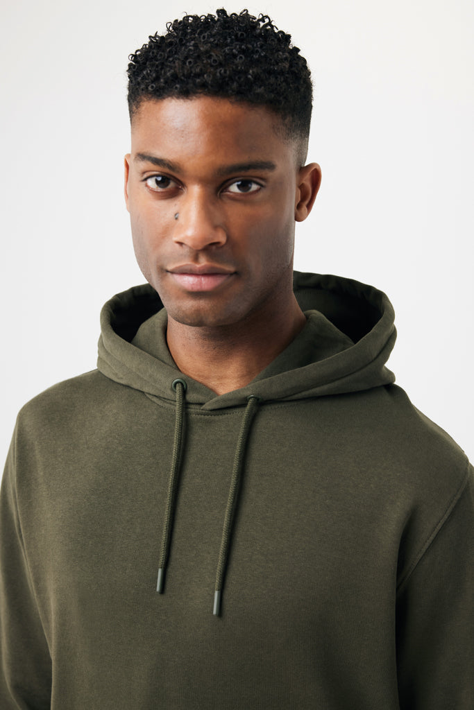 IQONIQ Rila lättvikt hoodie i återvunnen bomull - Natural Colors