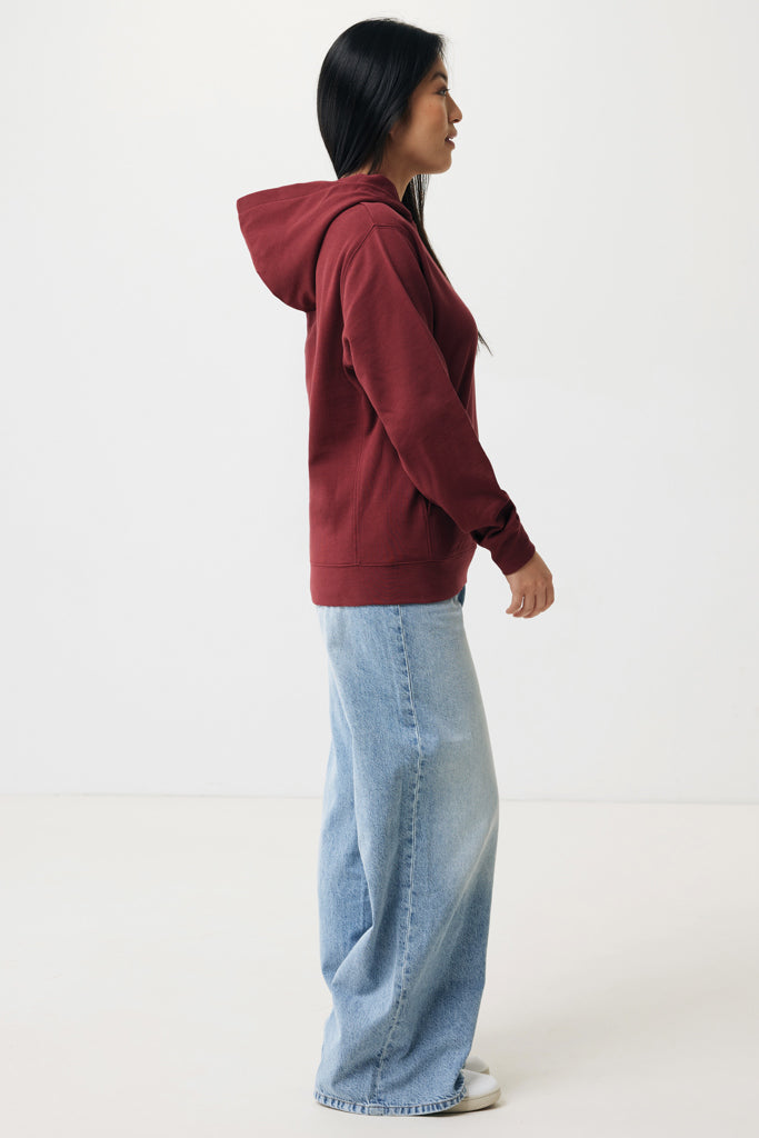 IQONIQ Yengo hoodie i återvunnen bomull med sidofickor - Natural Colors