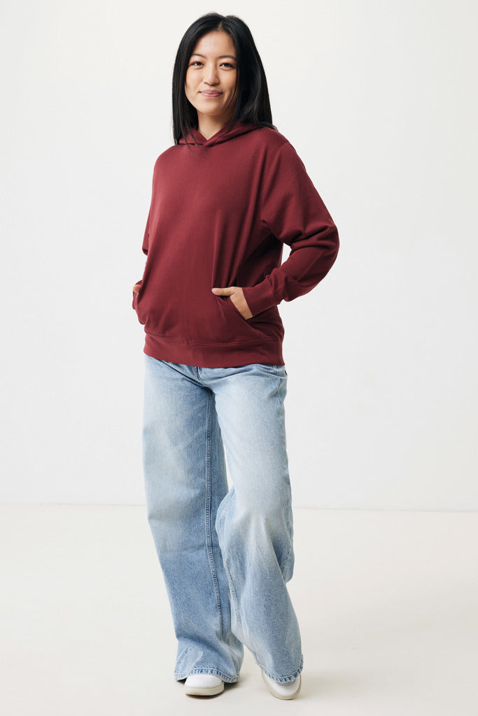 IQONIQ Yengo hoodie i återvunnen bomull med sidofickor - Natural Colors