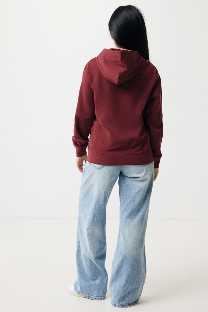 IQONIQ Yengo hoodie i återvunnen bomull med sidofickor - Natural Colors
