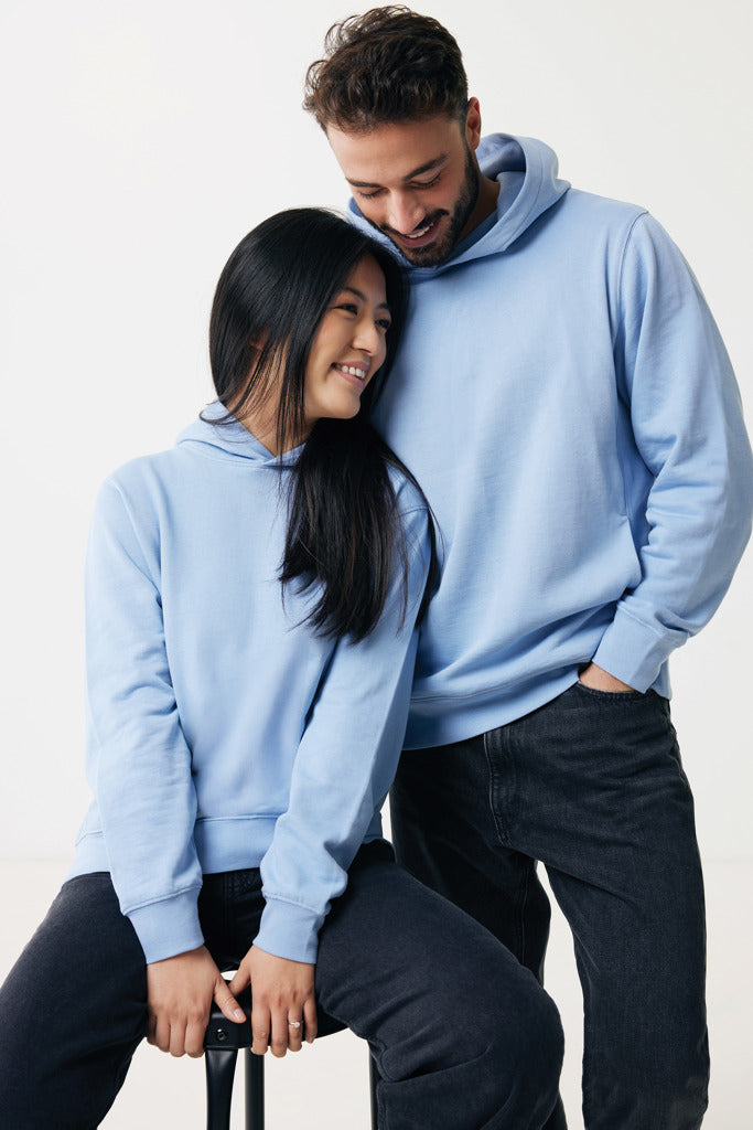 IQONIQ Yengo hoodie i återvunnen bomull med sidofickor - Vibrant Colors