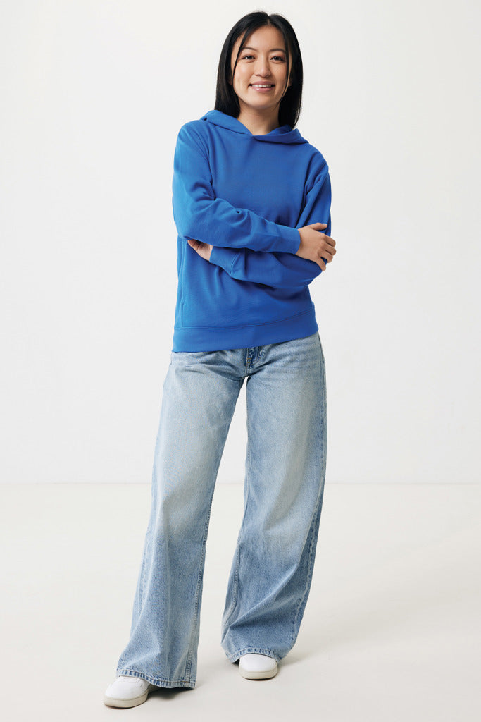 IQONIQ Yengo hoodie i återvunnen bomull med sidofickor - Vibrant Colors