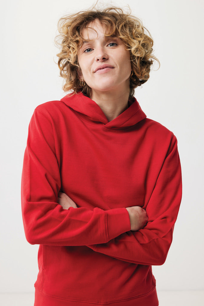 IQONIQ Yengo hoodie i återvunnen bomull med sidofickor - Vibrant Colors