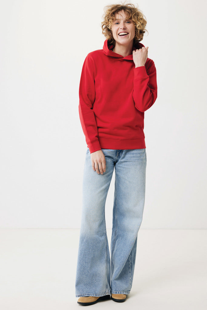 IQONIQ Yengo hoodie i återvunnen bomull med sidofickor - Vibrant Colors