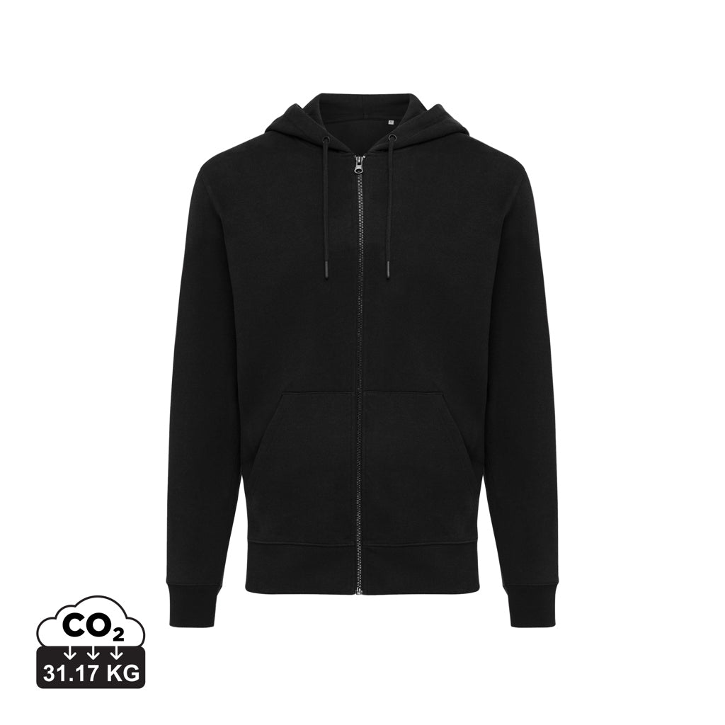 IQONIQ Abisko hoodie med dragkedja i återvunnen bomull - Professional Colors