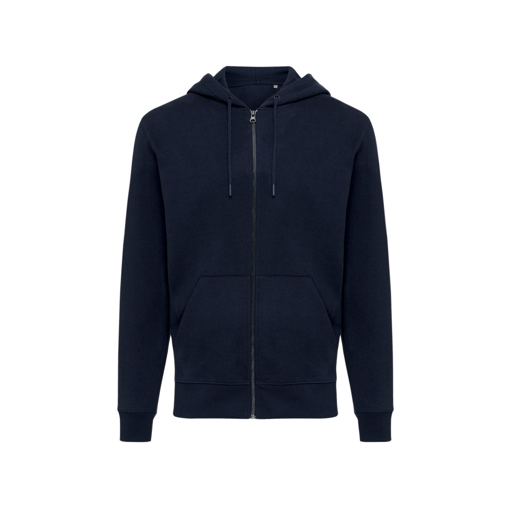 IQONIQ Abisko hoodie med dragkedja i återvunnen bomull - Professional Colors
