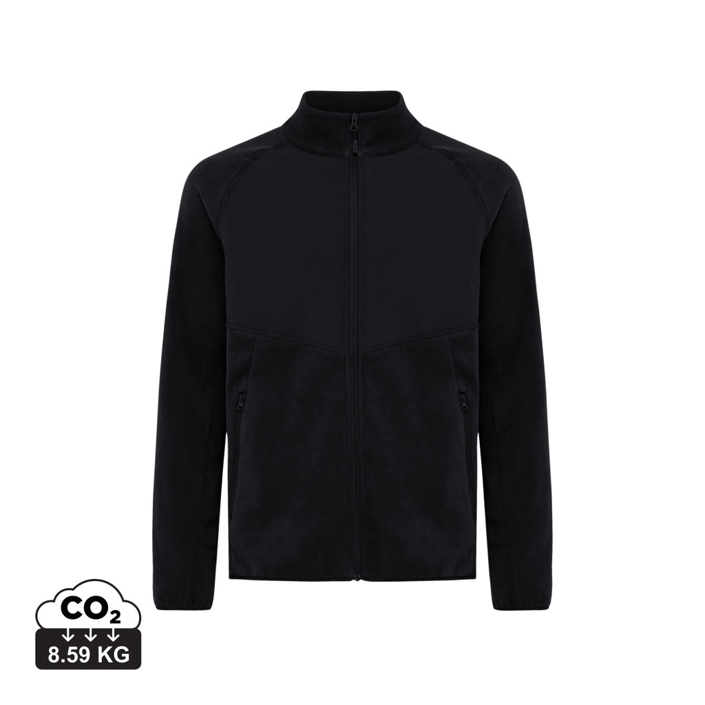 IQONIQ Talung microfleece med zipper i återvunnen polyester