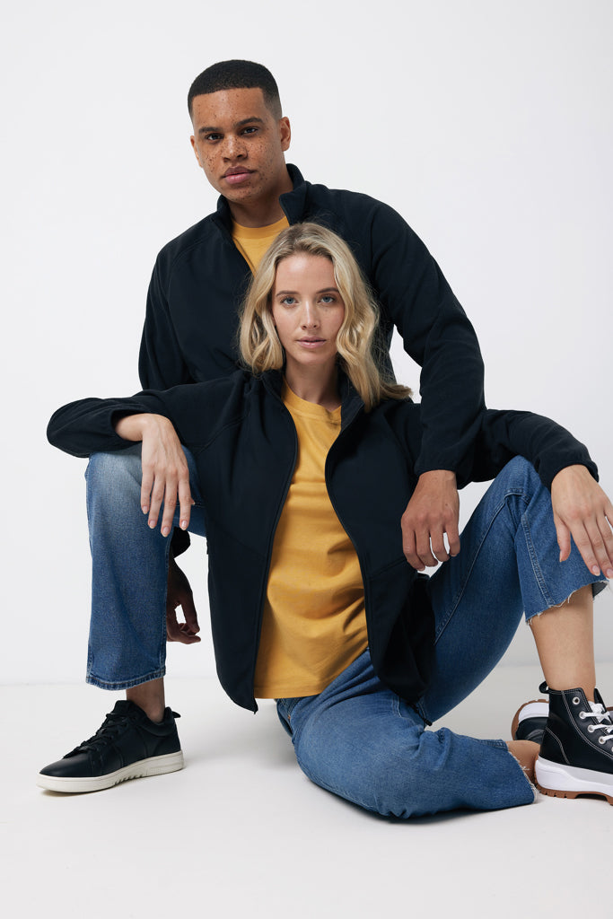 IQONIQ Talung microfleece med zipper i återvunnen polyester
