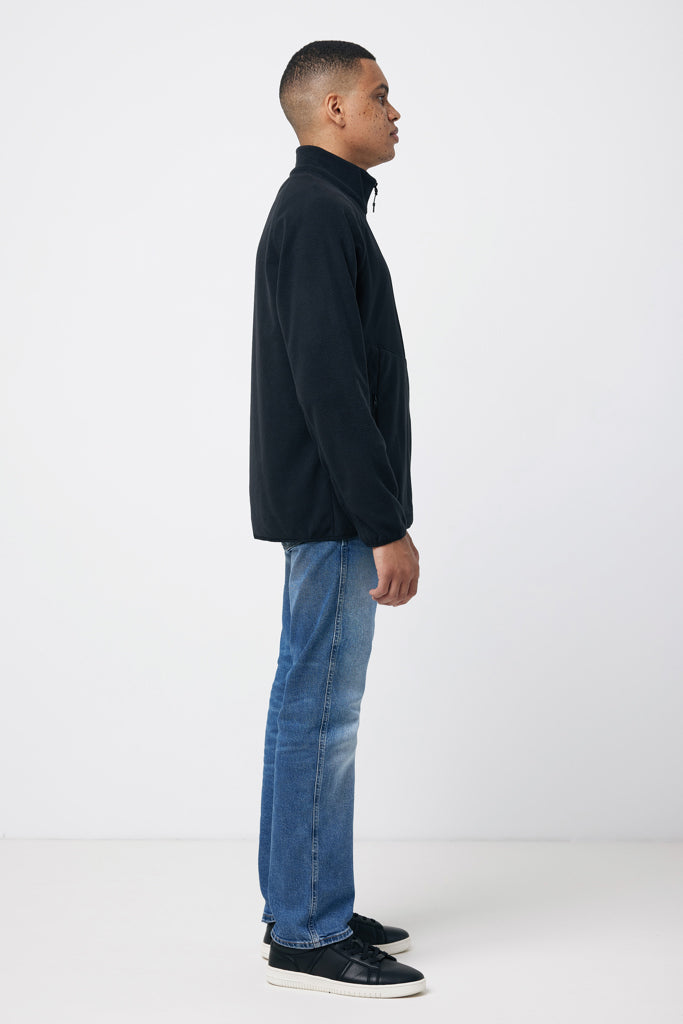 IQONIQ Talung microfleece med zipper i återvunnen polyester