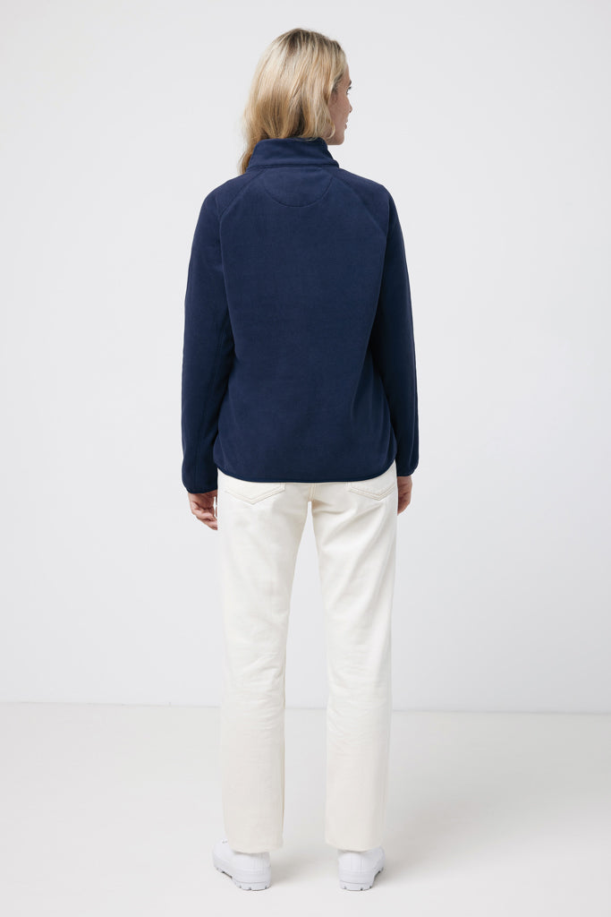 IQONIQ Talung microfleece med dragkedj i återvunnen polyeste