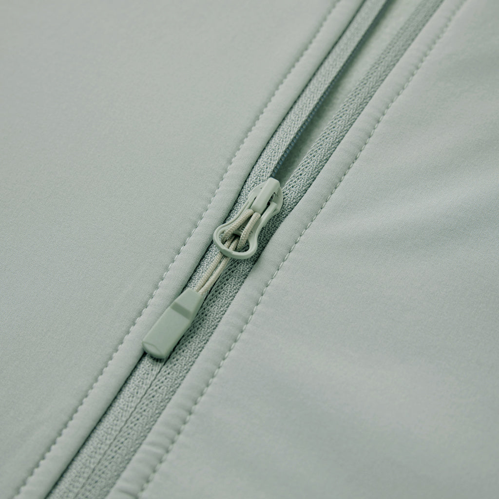 IQONIQ Talung microfleece med zipper i återvunnen polyester