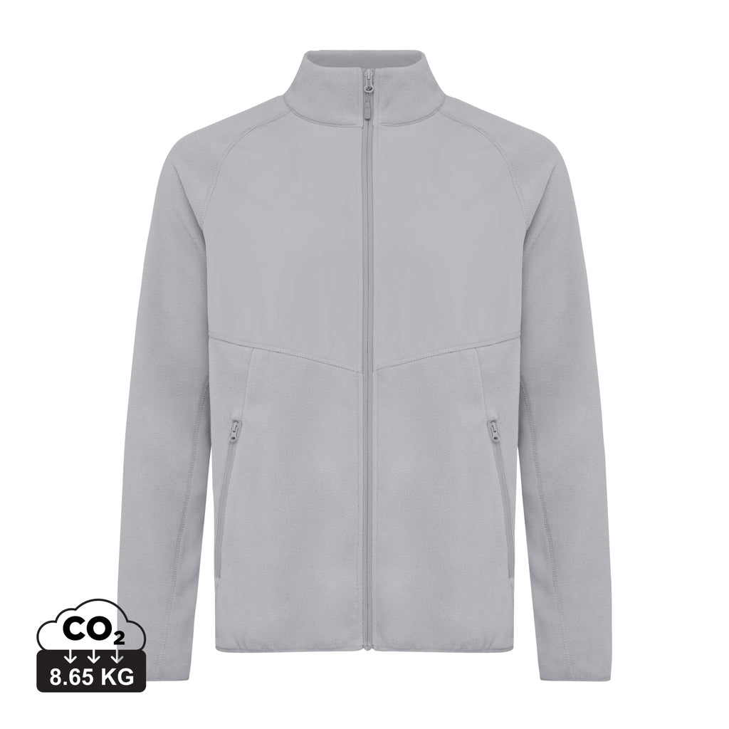 IQONIQ Talung microfleece med zipper i återvunnen polyester