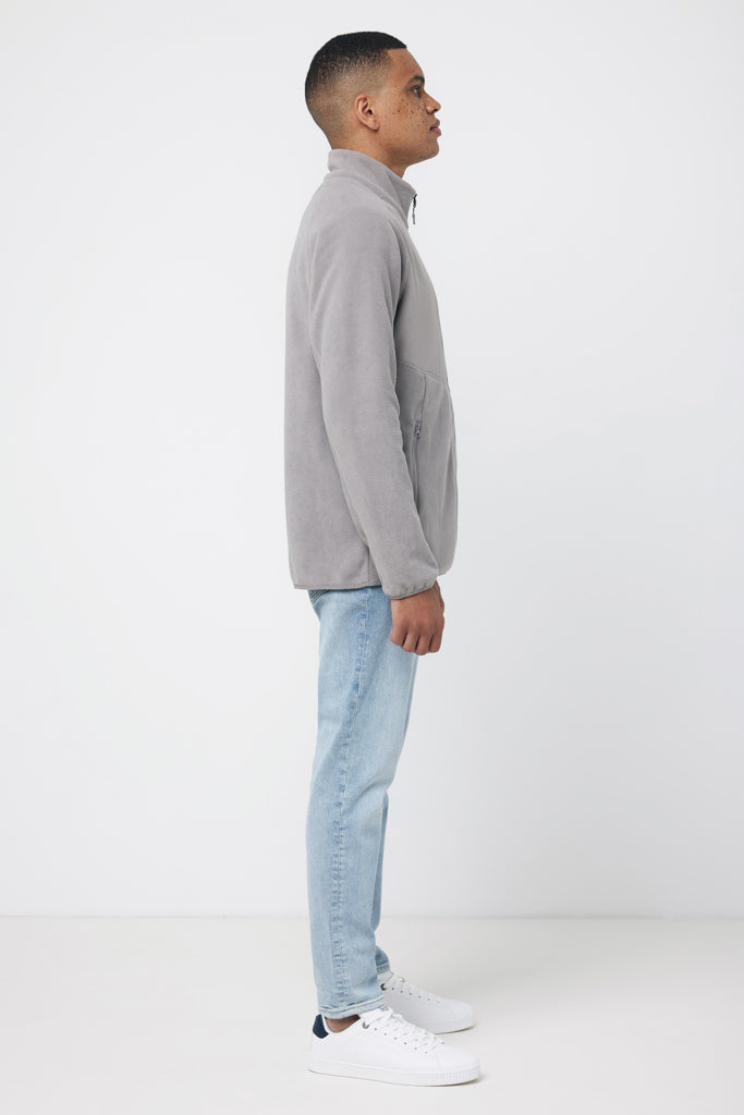 IQONIQ Talung microfleece med dragkedj i återvunnen polyeste