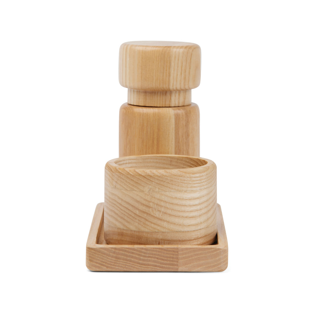 VINGA Retro FSC® askträ salt & peppar set