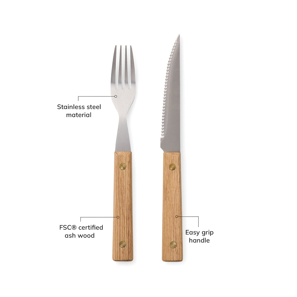 VINGA Paso 8-delars BBQ bestickset