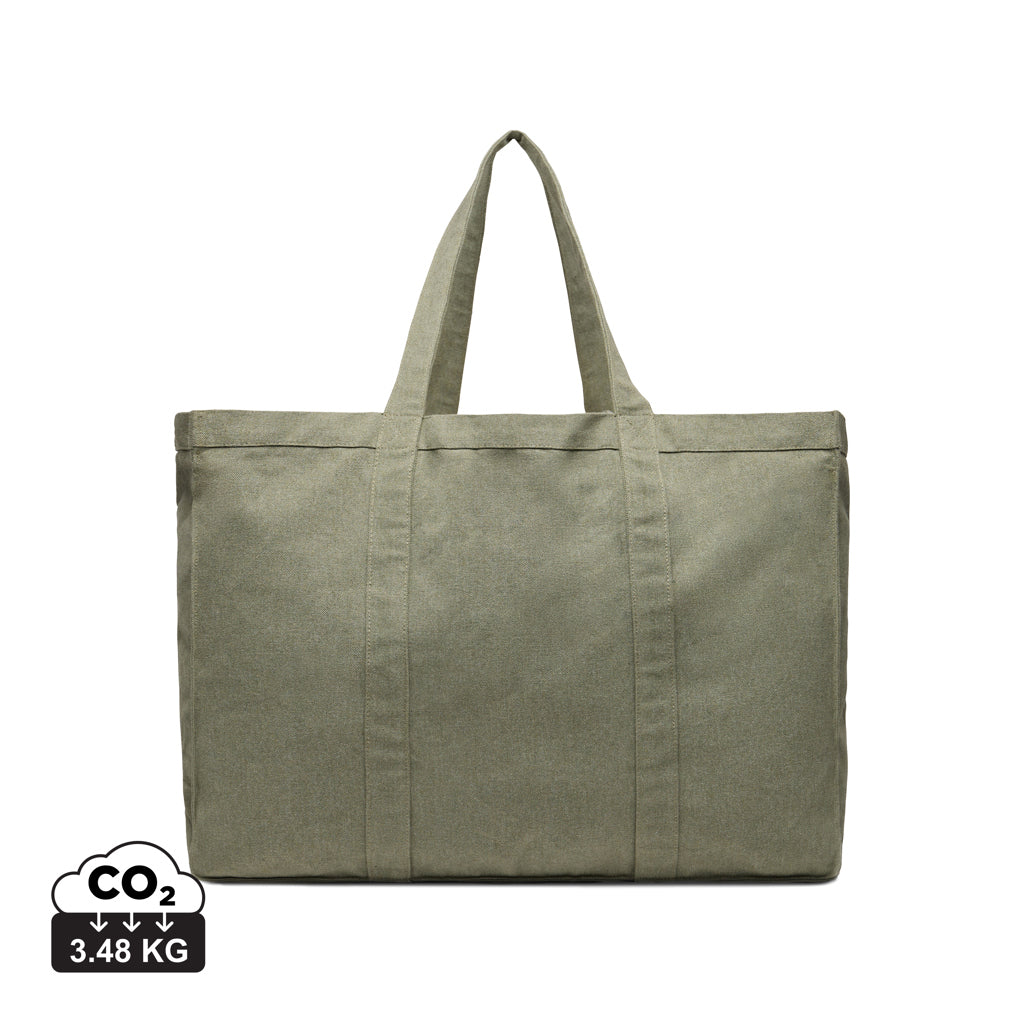 VINGA Hilo AWARE™ återvunnen canvas maxi totebag