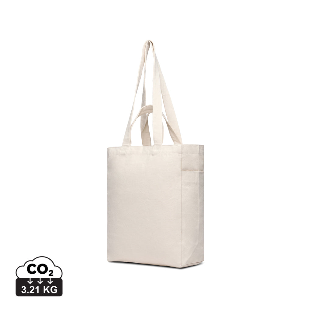 VINGA Hilo AWARE™ återvunnen canvas tote med dragkedja