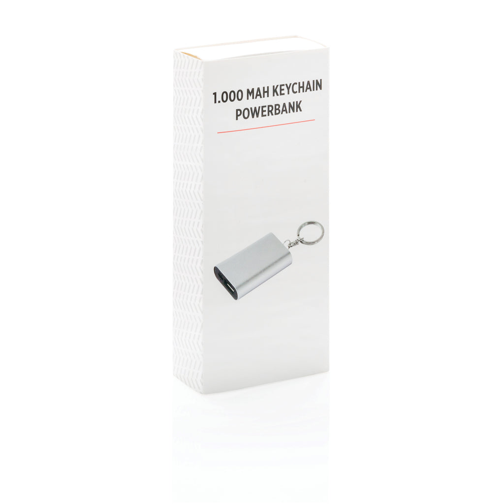 1.000 mAh nyckelring powerbank