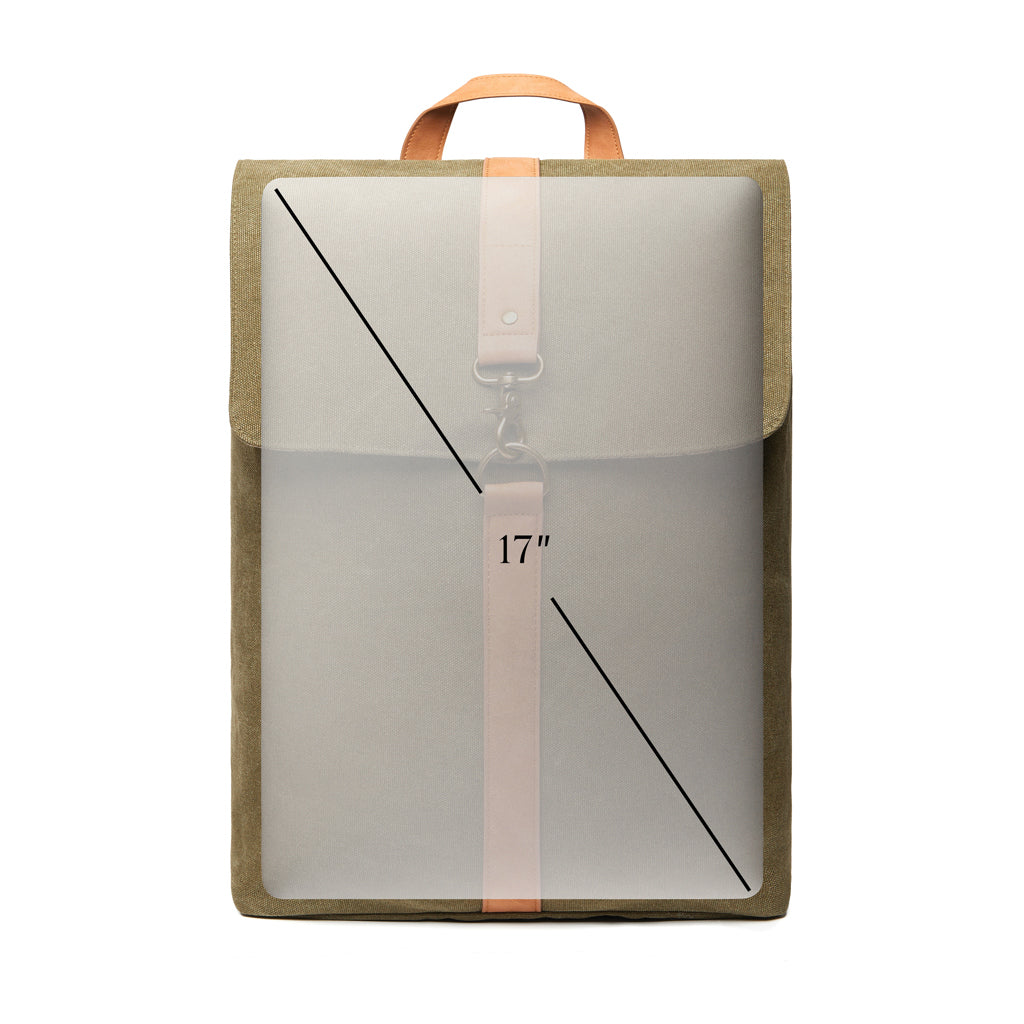 VINGA Bosler GRS återvunnen canvas ryggsäck