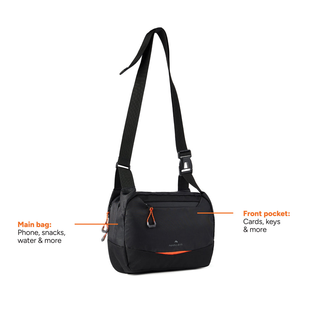 Nordic Drift Trail RCS Crossbody väska 4L