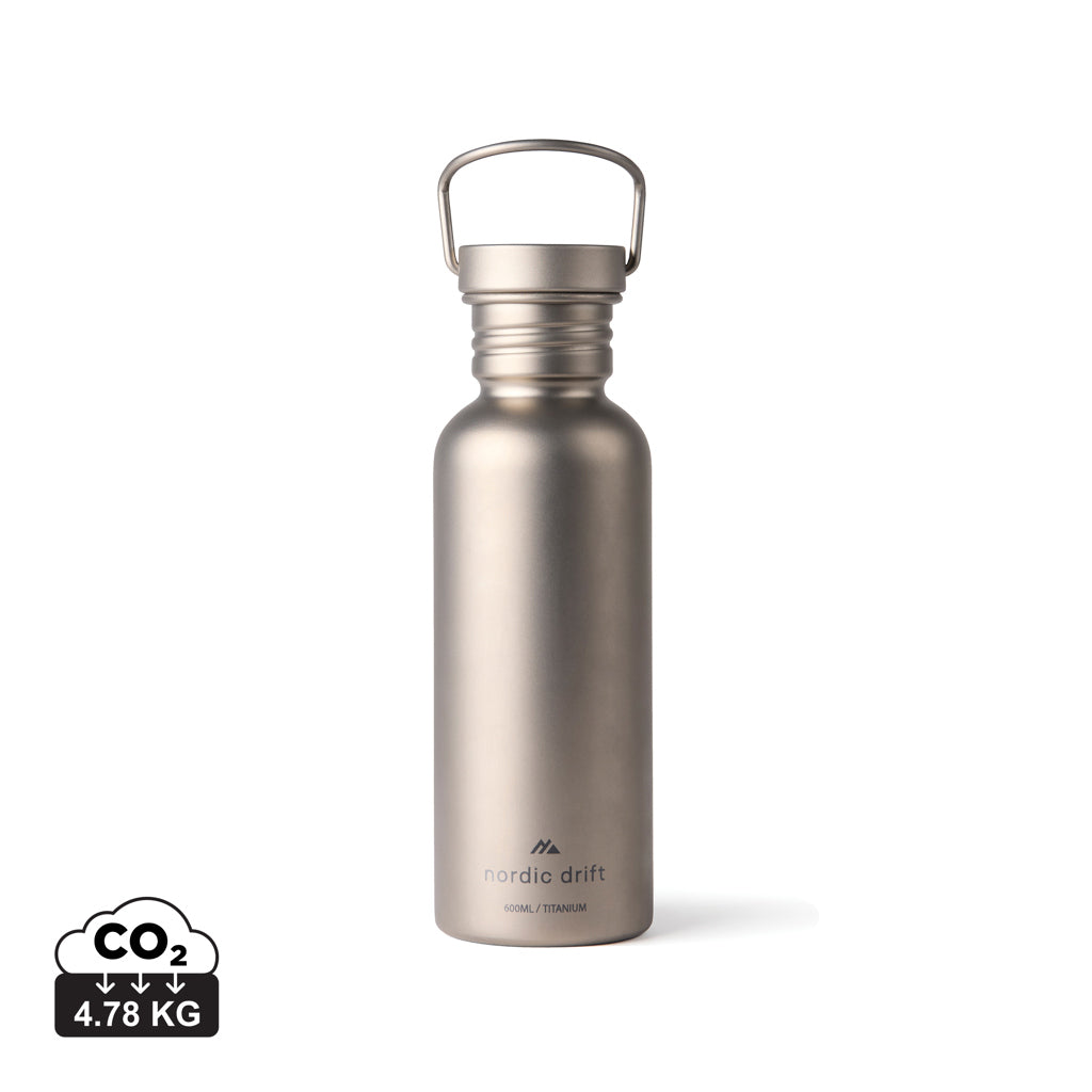 Nordic Drift Trail Light Titanium vattenflaska 600 ml
