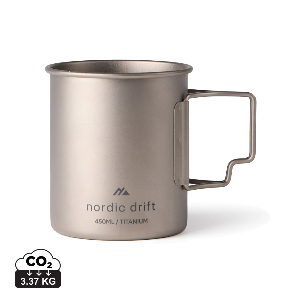 Nordic Trail ultralätt titaniummugg 450 ml