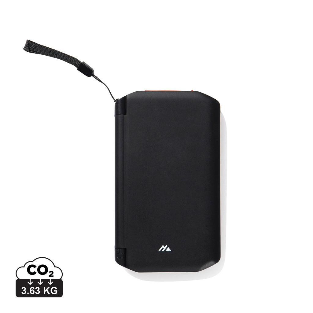 Nordic Drift Titan 10.000 mAh solcells-powerbank med 3 panel