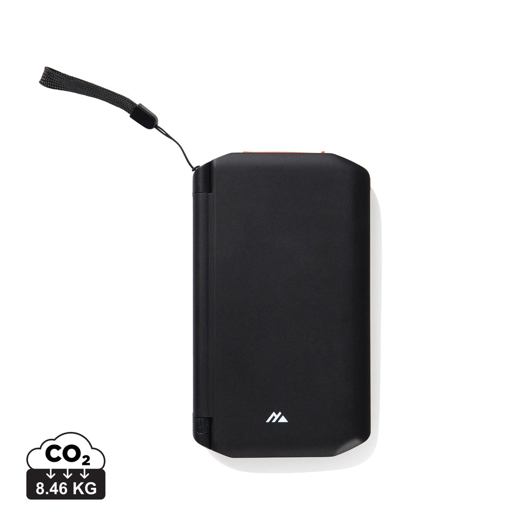 Nordic Drift Titan 10.000 mAh solcells-powerbank med 3 panel