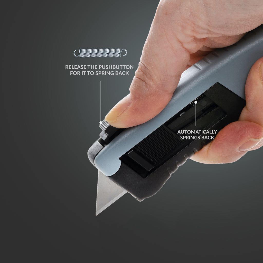 Kniv auto indragning RCS certifierad återvunnen plast