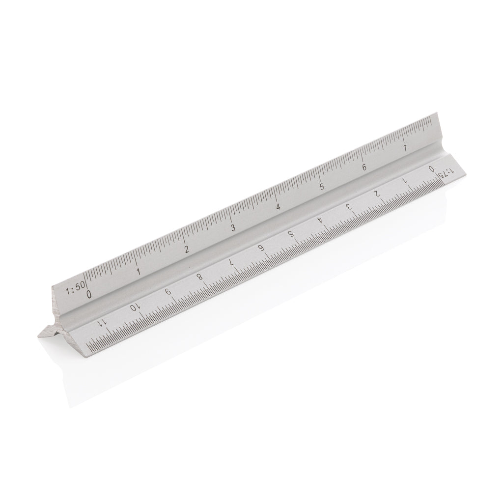 15cm triangulär aluminiumlinjal