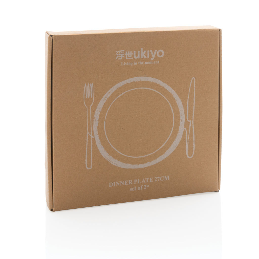 Ukiyo middagstallrik, 2-pack