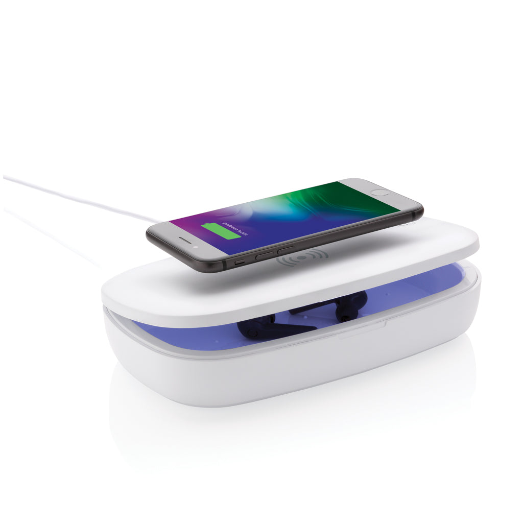 UV-C steriliseringsbox med 5W trådlös laddare