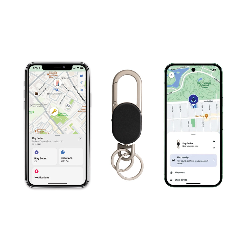 Keyfinder Dual nyckelring med global spårning